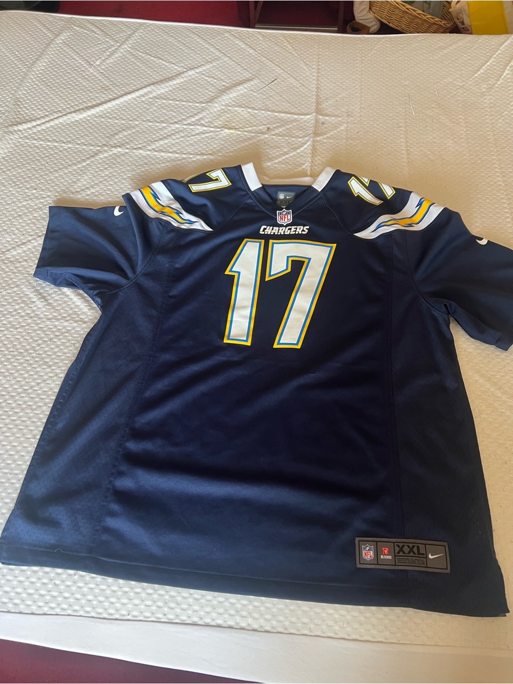 NFL Chargers Football Jersey - Navy, White, Yellow